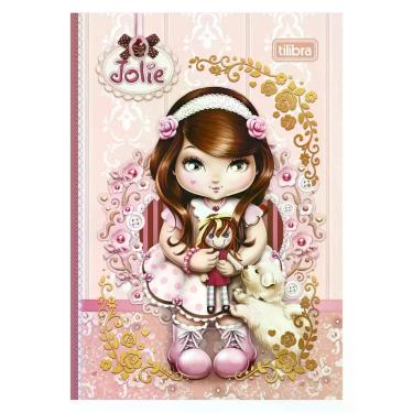 Imagem de Caderneta (Pequena) Costurada Jolie 80 Folhas 10,5cm x 14,8cm - Tilibr
