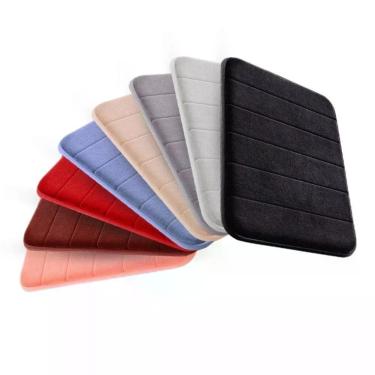 Imagem de Tapete de Banheiro Soft Material de Alta Qualidade 60x40cm 3 Peças Aleatório