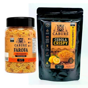 Imagem de Kit Acompanhamentos para Churrasco Farofa de Torresmo e Cebola Crispy 