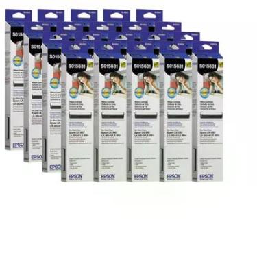 Imagem de Kit 20 Fita Epson Para Matricial Lx-350   Lx-300   Lx-300+ii.