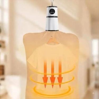 Imagem de Secadora de Roupas Portátil Mini 800W com Temporizador 110v