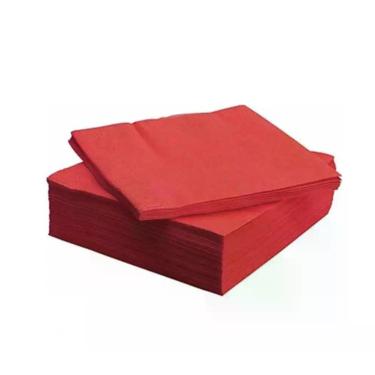 Imagem de Guardanapo de Papel Folha Dupla Vermelho 32x32 cm Silver Festas - Insp