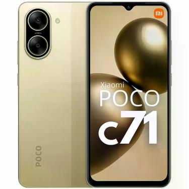 Imagem de Smartphone POCO C71 128GB Tela 6,88 Polegadas 120Hz Bateria 5200mAh Câ