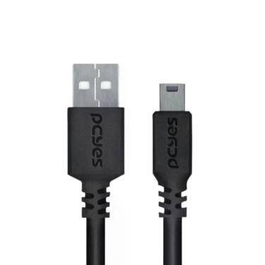 Imagem de Cabo Usb A 2.0 Macho Para Mini Usb B Macho 28awg Puro Cobre 1 Metro - Puanm2-1