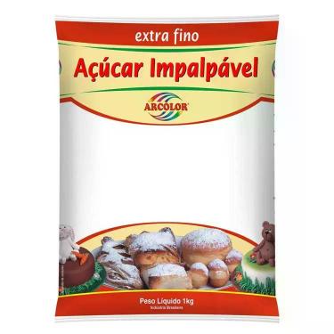 Imagem de Açúcar Impalpável Extra Fino 1 Kg Arcolor