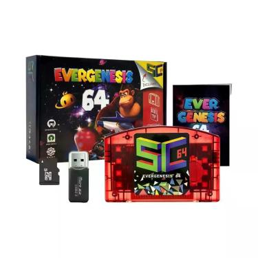 Imagem de Cartucho De Jogo 5000-em-1 Para Nintendo 64 SNES GB GBC SNES FC NES Op