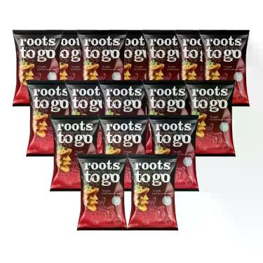Imagem de Chips de Batata-Doce Teriyaki Roots to Go contendo 16 pacotes de 45g c