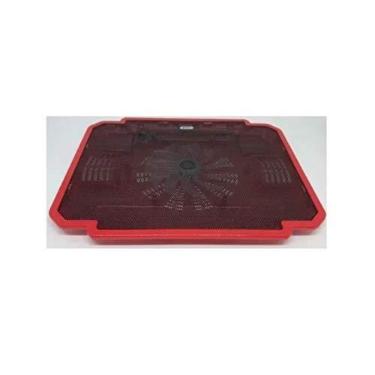 Imagem de Suporte Notebook Ate 17" Com Cooler KP-9012 C/Led Vermelho