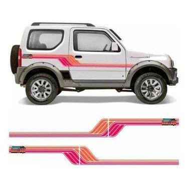 Imagem de Kit Adesivo Lateral Compatível Suzuki Jimny Heritage - SPTS