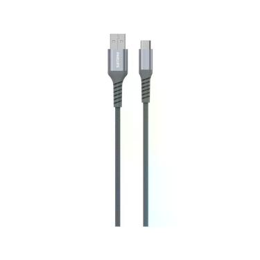 Imagem de Cabo USBC 1,25m Philips MDLC4543A/11O, cabo trançado em nylon