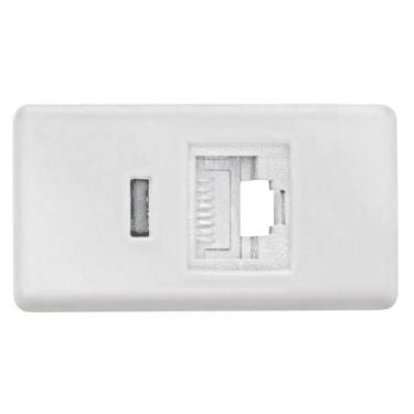Imagem de Módulo para Tomada de Telefone Rj 11 Branco - Tramontina