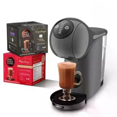 Imagem de Kit Cafeteira Dolce Gusto Genio S Basic Grafite + Bebidas Kopenhagen, 