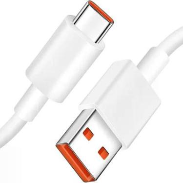 Imagem de Cabo Turbo Xiaomi Tipo C 6a 120w Poco X5 Mi 13 Pro