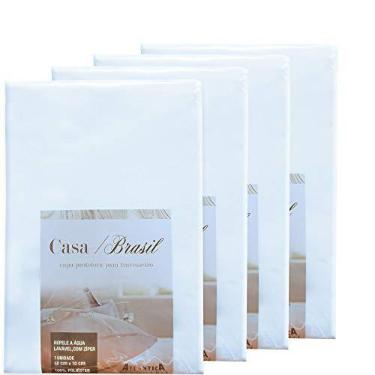Imagem de Kit 4 Capas Protetora Travesseiro Impermeavel Com Ziper 50 x 70 cm Atlântica - Emcompre