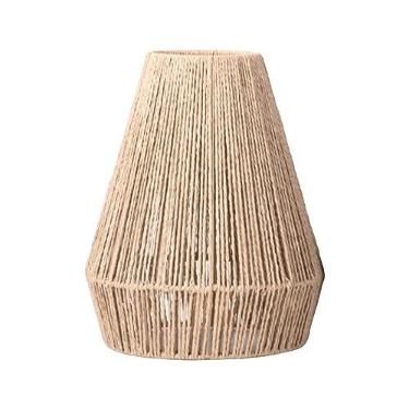 Imagem de ShengQuanHao Capa para Lanterna de Teto, Corda, Abajur Trançado, Luminária Faça Você Mesmo, à Prova de Poeira, Abajur Elegante, Cúpula para Sala de Estar, Estilo C