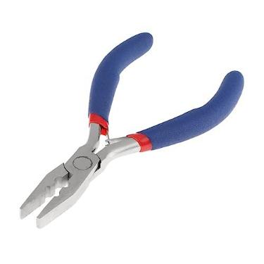 Imagem de Alicate removedor de cabelo pinça de cabelo 2 furos mini alicate para extensão de cabelo micro anel aplica-se alicate de extensão de cabelo ferramenta de extensão e reparo de cabelo alicate de extensão de cabelo
