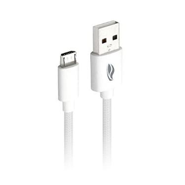 Imagem de C3Tech Cabo USB para Micro USB Branco CB-M11WH 1Metro Compativel com Android Suporte a Carregamento e Transferência de Dados