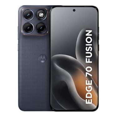 Imagem de Smartphone Motorola Edge 70 Fusion 5G - 256GB 8GB RAM + 16GB RAM Boost, camera 50MP Sony Lytia 710, Tela 1.5K extreme Amoled 144hz - Grafite