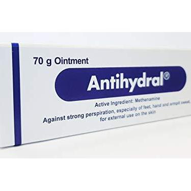 Imagem de Antihydral Cream - Dedos suados a secos, pés, axilas – Contra forte transpiração, especialmente suor nos pés, mãos e axilas; transpiração excessiva para escaladores