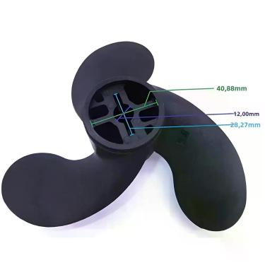 Imagem de Hélice De Nylon De Alta Resistência Para Motores De Popa Tohatsu 3.5 H