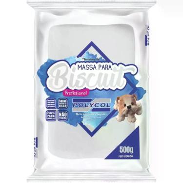 Imagem de Massa de Porcelana Fria Biscuit 500G Natural - Polycol