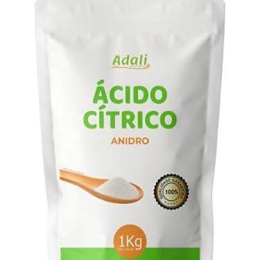 Imagem de Adali Ácido Cítrico Anidro 1kg, Grau Alimentício, 100% Puro, Conservante Natural, Acidulante