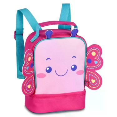 Imagem de Bolsa Térmica Escolar Infantil Meninas Abelinha e Borboleta - - Clio, 