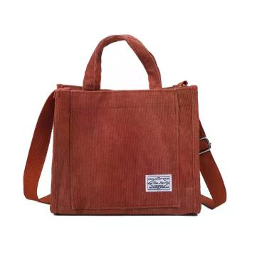 Imagem de Bolsa Sacola Feminina Transversal Saco Veludo Multiuso - Alwy, Bordô