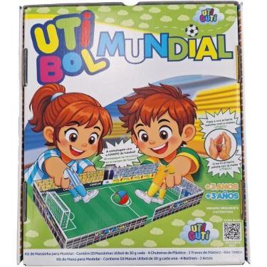 Imagem de Copa do Mundo KIT Jogo Massinha Utibol 8PCS