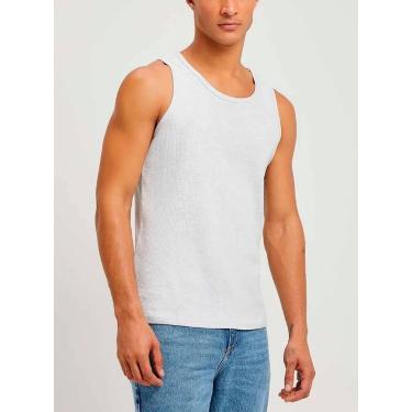 Imagem de Camiseta Regata Hering 015M Masculina Canelada Algodão T. P/XG, M, Md6