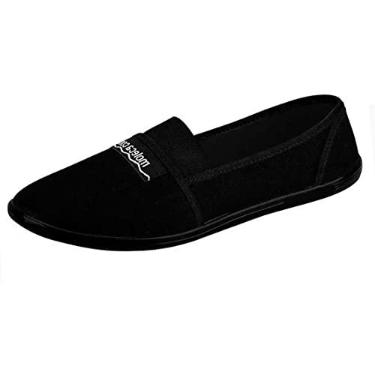 Imagem de Sapato Sapatilha Alpargata Feminina Moleca - Conforto Básica (Preto, BR, Adulto, Numérico, 34)