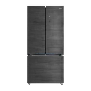 Imagem de Geladeira Midea Multidoor Frost Free Inverter 672L Smart RM905 Preta Inox Bivolt