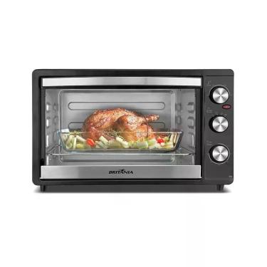 Imagem de Forno Elétrico Britânia 43L Preto Dupla Resistência BFE43, 110V