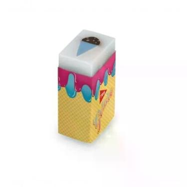 Imagem de Borracha Tris Gelato Holic Fofurices Casquinha com Textura Super Macia e Tecnologia DUST FREE 4X2,5X1,7CM 1 Unidade