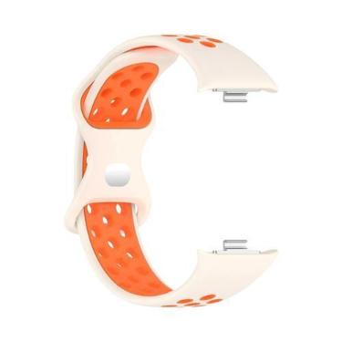 Imagem de Pulseira De Silicone Bicolor Respirável Para Xiaomi Band 8 pro - Repos
