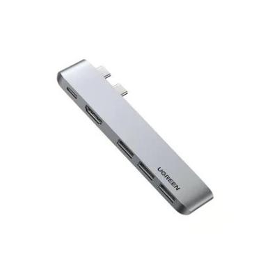 Imagem de Conversor Ugreen,Hub Macbook, Lateral USB-c / HDMI,3 USB, 3.0 E USB-c