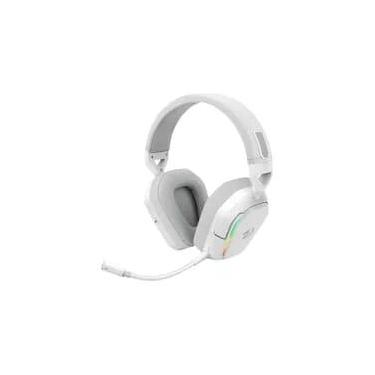 Imagem de Headset Gamer Sem Fio Redragon Mira 7.1, Bluetooth e 2.4GHz, Setup White, Branco - H868W