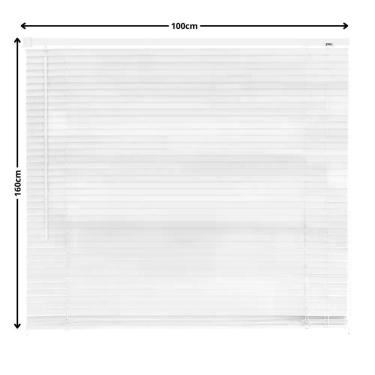 Imagem de Persiana Pvc Horizintal Primafer - Branca Medida 100x160cm