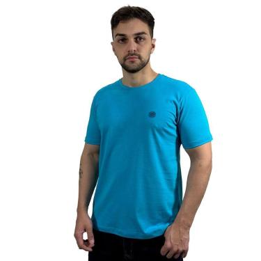 Imagem de Camiseta Masculina Basica Turquesa Dawson, Azul, Turquesa, M