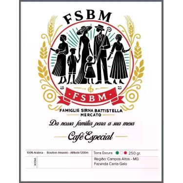 Imagem de Café Bourbon Famiglie Sirna Battistella Mercato