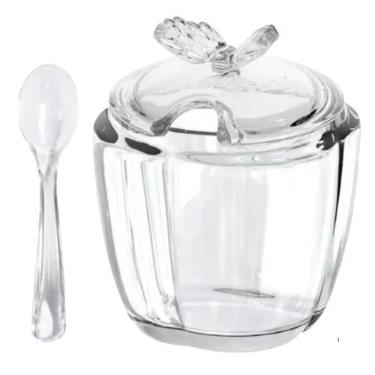 Imagem de Açucareiro com Colher Linha Butterfly - Mk Home