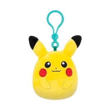 Imagem de Squishmallows Original Pokémon Pikachu Clip - Ultrasoft Official Jazwares Plush
