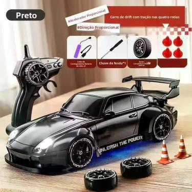 Imagem de Carro RC De Drift 4WD De Alta Velocidade 1/24, Veículo Elétrico De Con