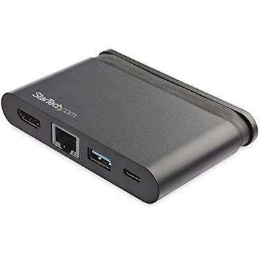 Imagem de StarTech.com Adaptador USB C multiportas, Carregamento de notebook, USB-A | USB-C | Black