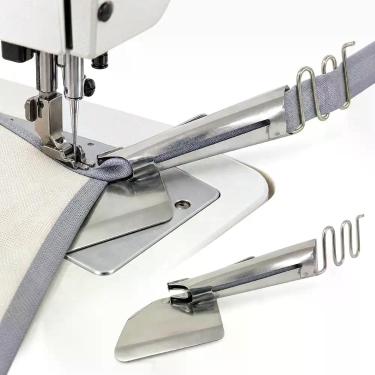 Imagem de Aparelho de Passar Viés Pronto Máquina de Costura Reta Industrial - Ad