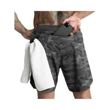 Imagem de Shorts Masculinos De Secagem Rápida E Respiráveis Para Corrida E Trein