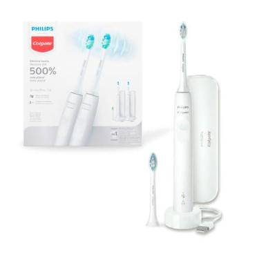 Imagem de Philips Colgate Escova de Dente Elétrica Sonic Pro 35, 2 Unidades | Remove 500% Mais Placa (Vs. Escova de Dentes Manual), Sensor de Pressão, Temporizador de 2 Minutos, Recarregável