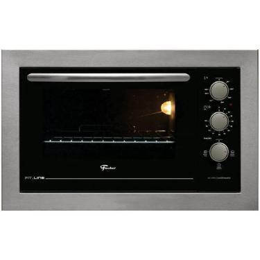 Imagem de Forno Eletrico Fischer Fit Line Embutir 48L INOX 220V, Inox, 220V