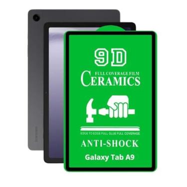 Imagem de Capa Smart Flip Protetora Para Samsung Galaxy Tab A9 SM-X110 SM-X115 de 8,7 Polegadas com Suporte de Caneta - Liga/Desliga (Película de Cerâmica (Novidade))