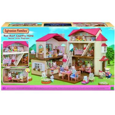 Imagem de Sylvanian Families Casa de Telhado Vermelho com Sótão Secreto e Luzes